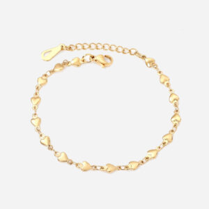 Køb Love Chain Armbånd 18K Guldbelagt 4mm billigt online tilbud