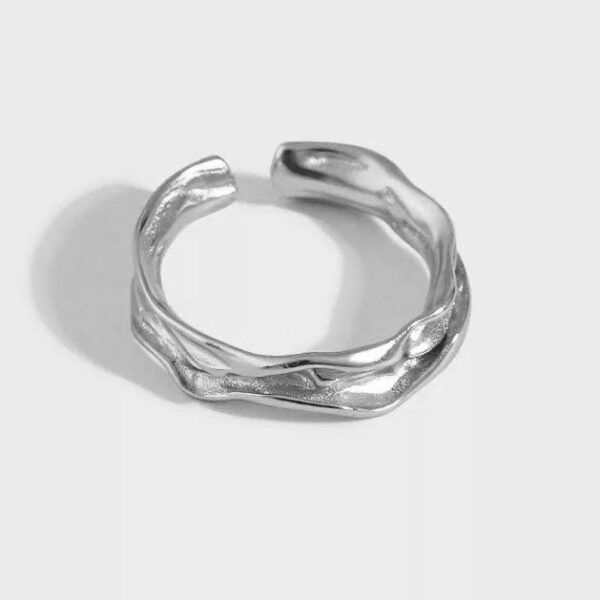 Køb Small Melted Ring 925 Sølv billigt online tilbud