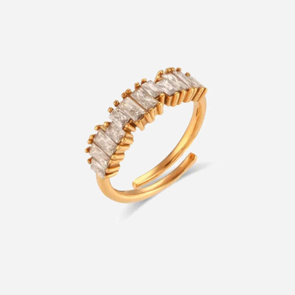 Køb Summer Crystal Ring 18K Guldbelagt billigt online tilbud