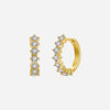 Køb Mini Zirkonia Chic Hoops 18K Guldbelagt billigt online tilbud