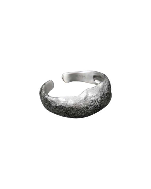 Køb Belphia Korean Plain Ring 925 Sterling Sølv - Justerbar / 925 Sterling Sølv billigt online tilbud