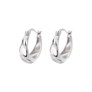 Køb Belphia Lyra Øreringe 925 Sterling Sølv 14mm - One Size / 925 Sterling Sølv billigt online tilbud