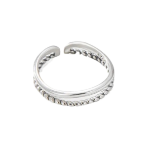 Køb Belphia Harper Ring 925 Sterling Sølv - Justerbar / 925 Sterling Sølv billigt online tilbud