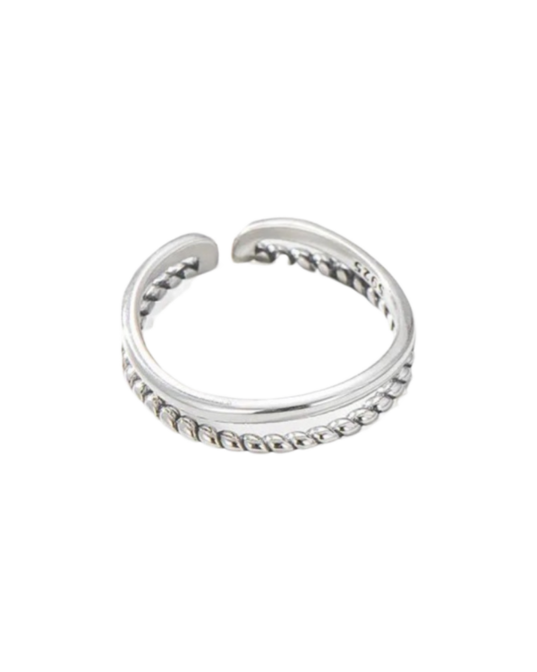 Køb Belphia Harper Ring 925 Sterling Sølv - Justerbar / 925 Sterling Sølv billigt online tilbud