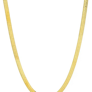 Køb Belphia Flad Slangekæde Stainless Steel 18k Guldbelagt 5 mm - 36 + 9 cm / Stainless Steel 18k Guldbelagt billigt online tilbud