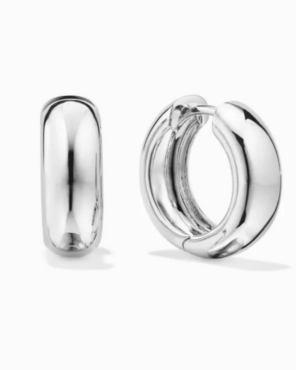 Køb Belphia Hoop Øreringe Stainless Steel 17 mm - Stainless Steel billigt online tilbud