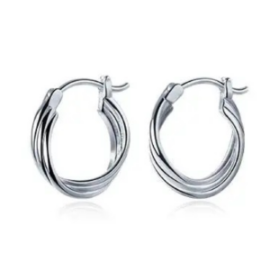 Køb Belphia Ophelia Øreringe 925 Sterling Sølv 15mm - One size / 925 Sterling Sølv billigt online tilbud