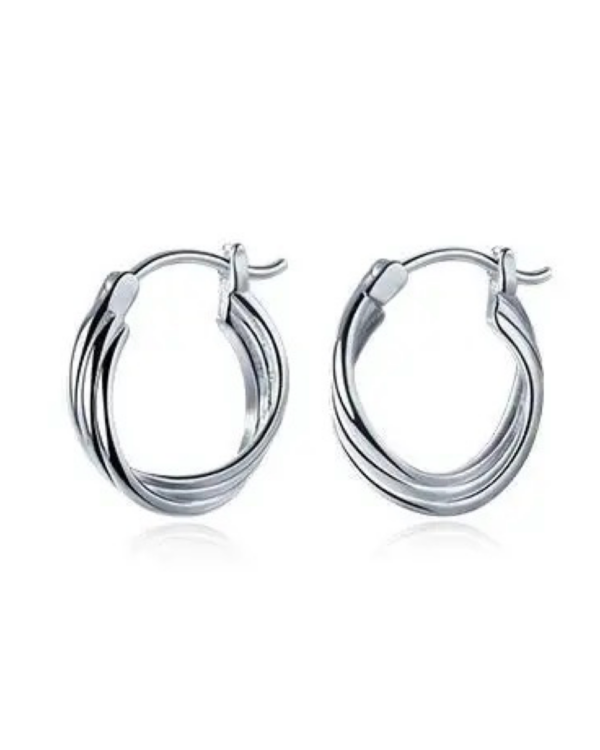 Køb Belphia Ophelia Øreringe 925 Sterling Sølv 15mm - One size / 925 Sterling Sølv billigt online tilbud