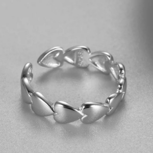 Køb Belphia Hjerte Ring 925 Sterling Sølv - 925 Sterling Sølv billigt online tilbud