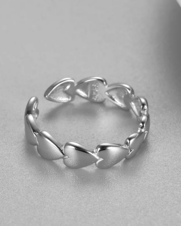 Køb Belphia Hjerte Ring 925 Sterling Sølv - 925 Sterling Sølv billigt online tilbud