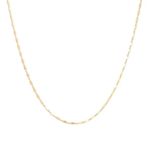 Køb Belphia Angelina Halskæde 925 Sterling Sølv 18K Guldbelagt - 40 + 4 cm / 925 sterling sølv 18K guldbelagt billigt online tilbud