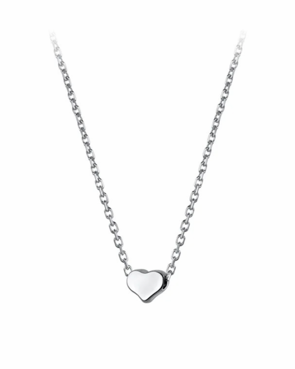 Køb Belphia Heart Halskæde 925 Sterling Sølv - 40 + 3 cm / 925 Sterling Sølv billigt online tilbud