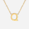 Køb Bogstav Halskæde 18K Guldbelagt billigt online tilbud