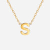 Køb Bogstav Halskæde 18K Guldbelagt billigt online tilbud