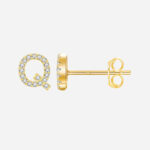 Køb Bogstav Ørestikker 18K Guldbelagt billigt online tilbud