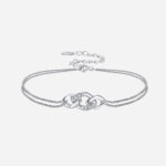 Køb Zirkonia Panzer Armbånd 925 Sølv billigt online tilbud