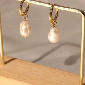 Køb Belphia Asta Øreringe Stainless Steel 18K Guldbelagt - One-size / Stainless Steel 18K Guldbelagt billigt online tilbud