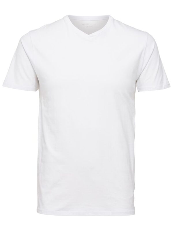 Køb SLHNEWPIMA SS V-NECK TEE B NOO billigt online tilbud