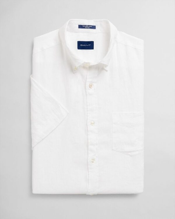 Køb THE LINEN SHIRT REG SS  BD CAP billigt online tilbud