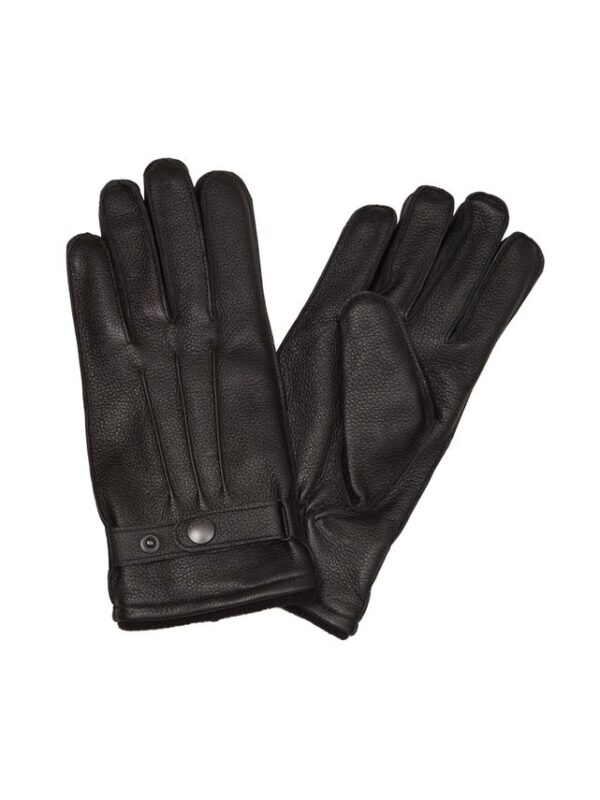 Køb SLHPOUL LEATHER GLOVES B billigt online tilbud