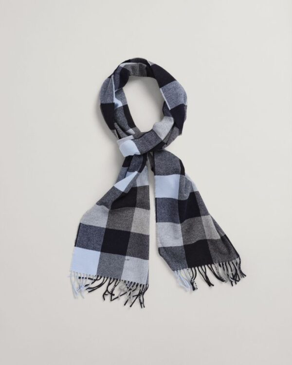 Køb D2. MULTI CHECK SCARF DK MUSTA billigt online tilbud