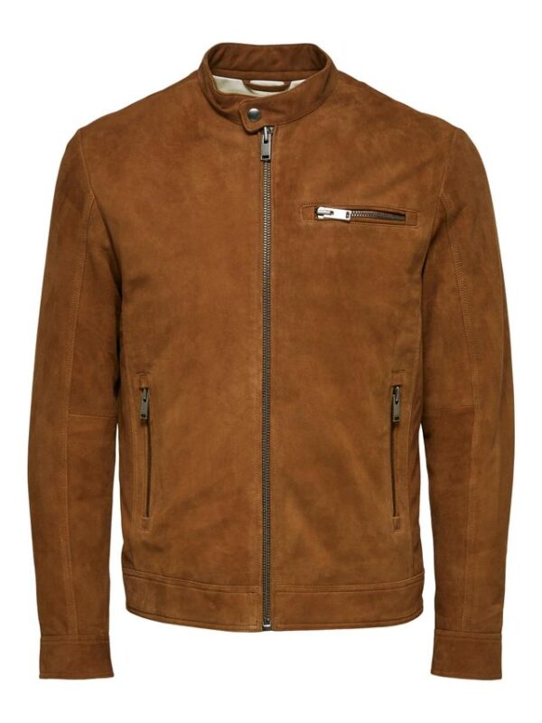 Køb SLHICONIC CLASSIC SUEDE JKT W billigt online tilbud