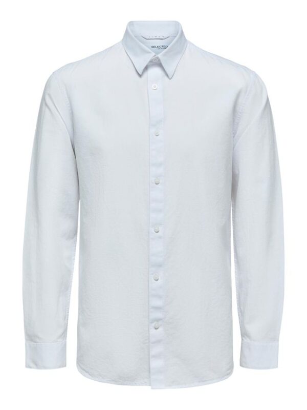 Køb SLHSLIMNEW-LINEN SHIRT LS W NO billigt online tilbud