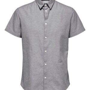 Køb SLHREGNEW-LINEN SHIRT SS CLASS billigt online tilbud