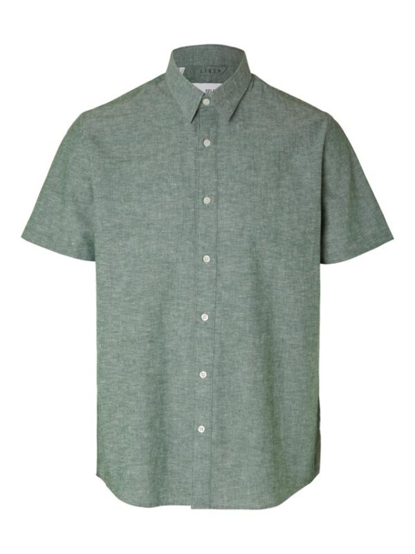 Køb SLHREGNEW-LINEN SHIRT SS CLASS billigt online tilbud