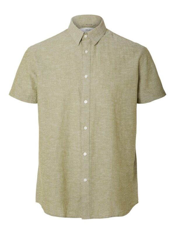 Køb SLHREGNEW-LINEN SHIRT SS CLASS billigt online tilbud