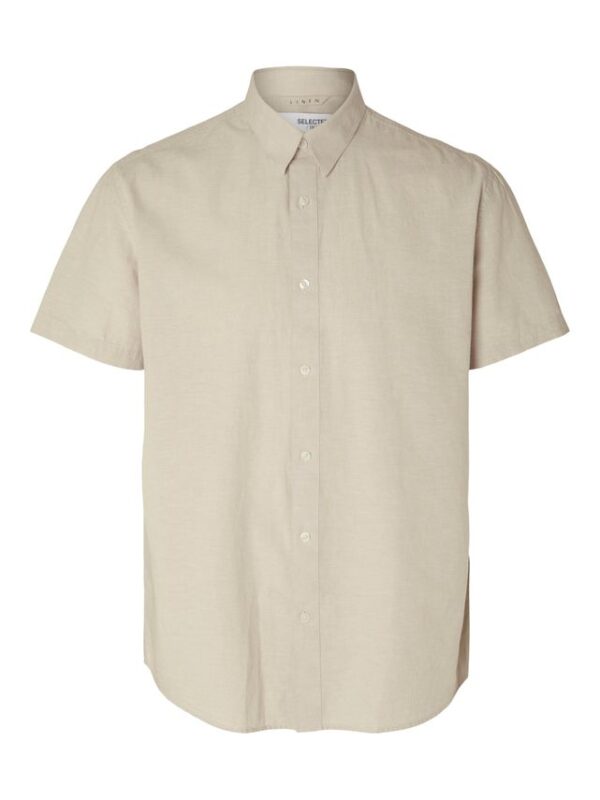 Køb SLHREGNEW-LINEN SHIRT SS CLASS billigt online tilbud