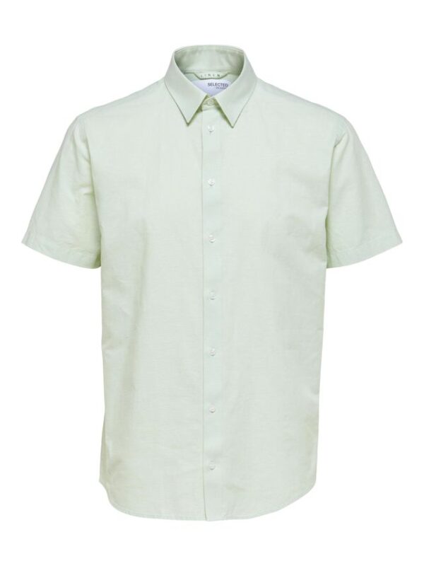 Køb SLHREGNEW-LINEN SHIRT SS CLASS billigt online tilbud