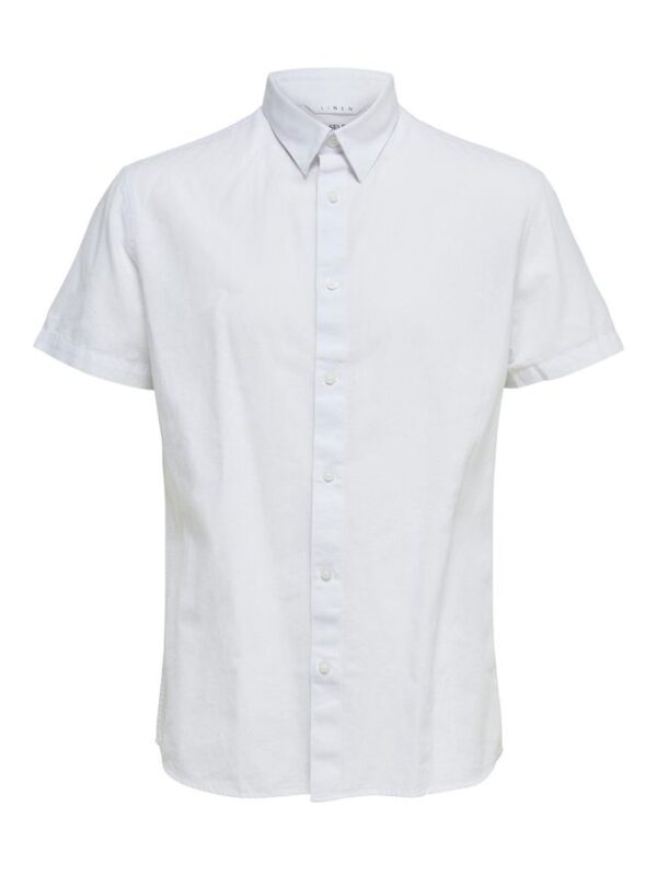 Køb SLHREGNEW-LINEN SHIRT SS CLASS billigt online tilbud