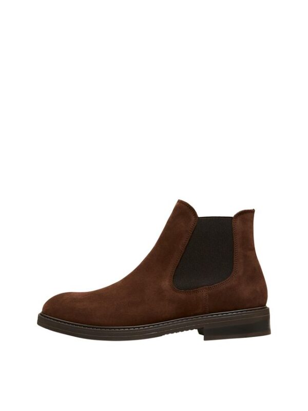 Køb SLHBLAKE SUEDE CHELSEA BOOT B NOOS billigt online tilbud