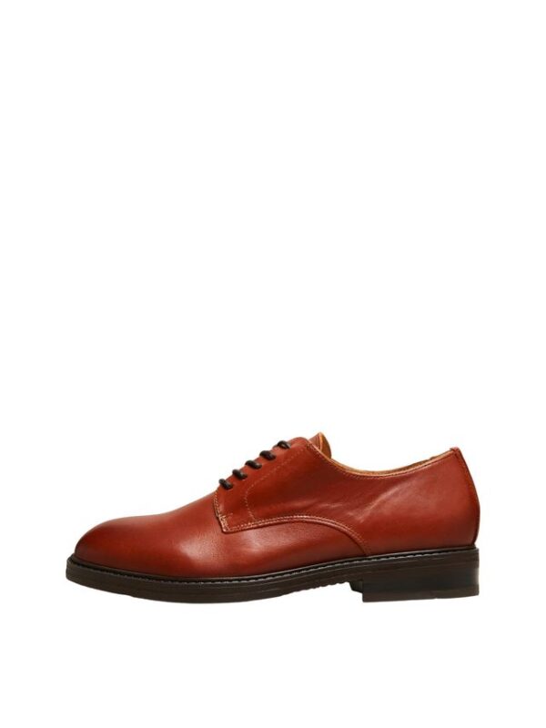 Køb SLHBLAKE LEATHER DERBY SHOE B NOOS billigt online tilbud