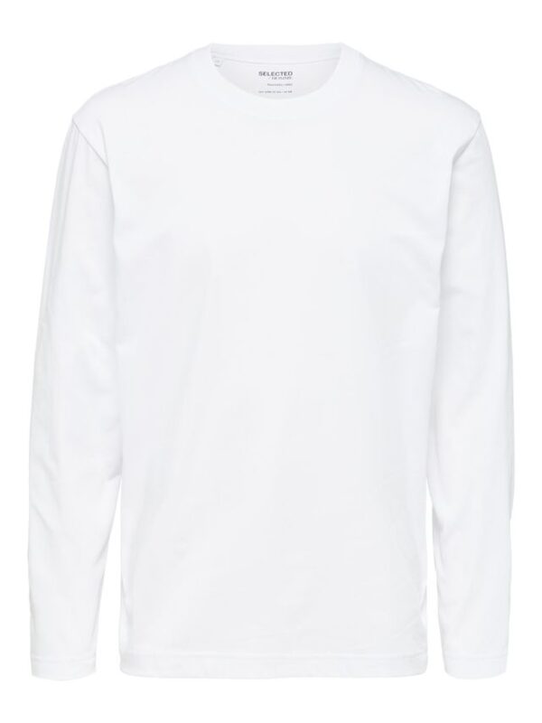 Køb SLHRELAXCOLMAN200 LS O-NECK TEE W N billigt online tilbud