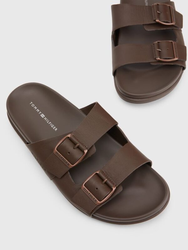 Køb ELEVATED LEATHER BUCKLE SANDAL billigt online tilbud