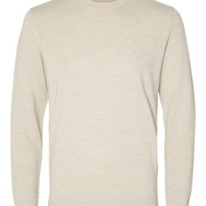 Køb SLHTOWN MERINO COOLMAX KNIT CREW B billigt online tilbud