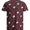 Køb JORCAKE AOP TEE SS CREW NECK XMAS billigt online tilbud