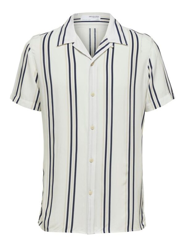 Køb SLHSLIMCARL SHIRT SS STRIPES M billigt online tilbud