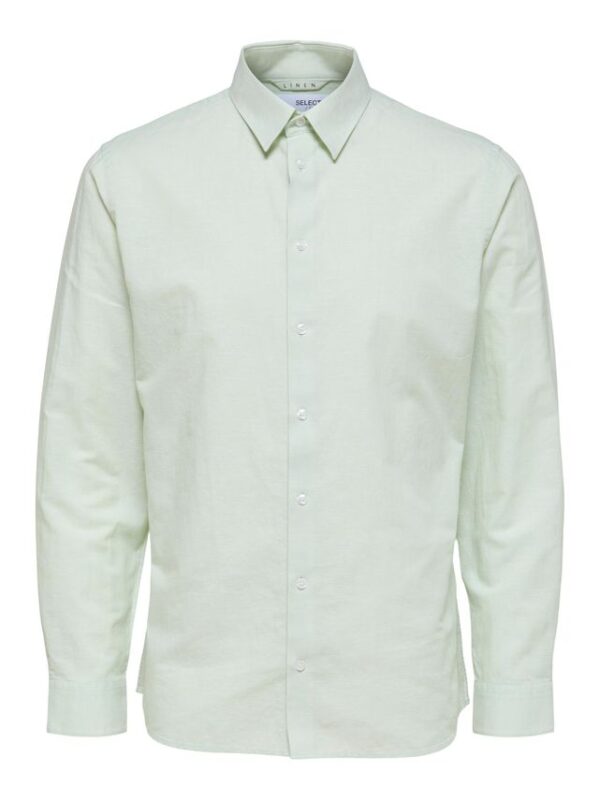 Køb SLHREGNEW-LINEN SHIRT LS CLASSIC W billigt online tilbud