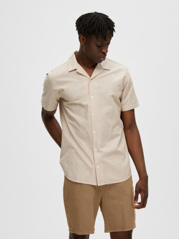 Køb SLHREGNEW-LINEN SHIRT SS RESORT W billigt online tilbud