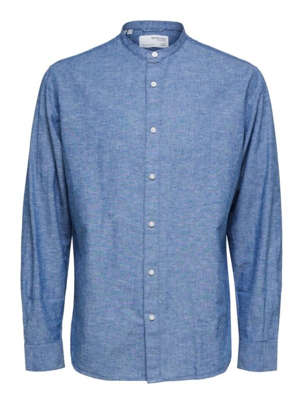 Køb SLHREGNEW-LINEN SHIRT LS CHINA W billigt online tilbud