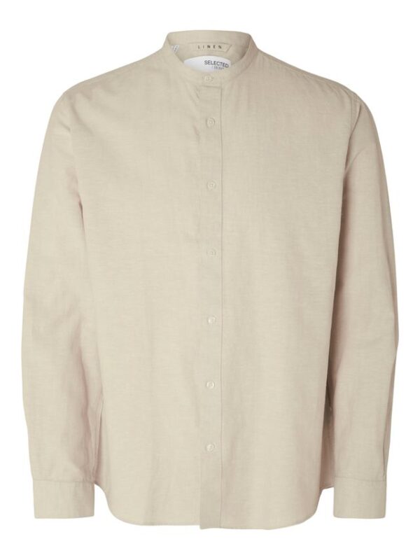 Køb SLHREGNEW-LINEN SHIRT LS CHINA W billigt online tilbud