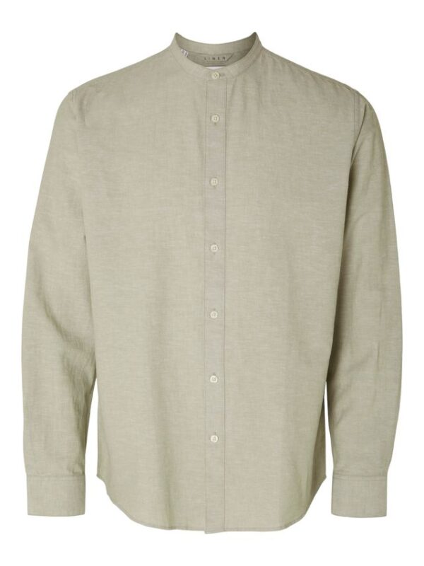 Køb SLHREGNEW-LINEN SHIRT LS CHINA W billigt online tilbud