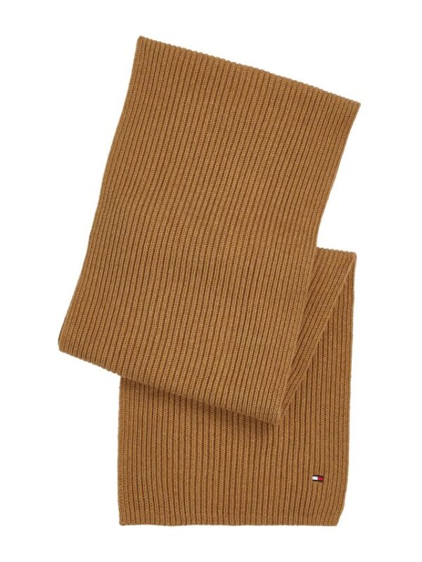 Køb ESSENTIAL FLAG KNITTED SCARF billigt online tilbud