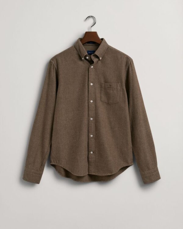 Køb D1. REG UT HERRINGBONE SHIRT billigt online tilbud