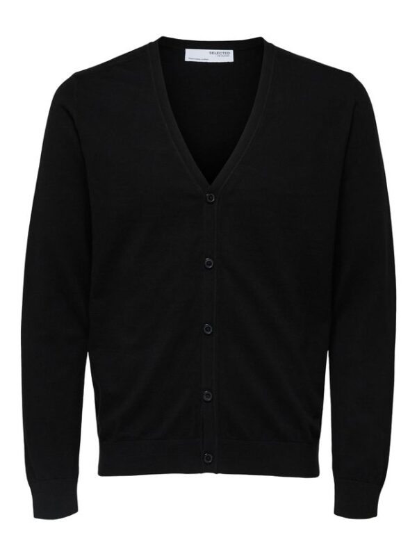 Køb SLHBERG LS KNIT V-NECK CARDIGAN  B billigt online tilbud