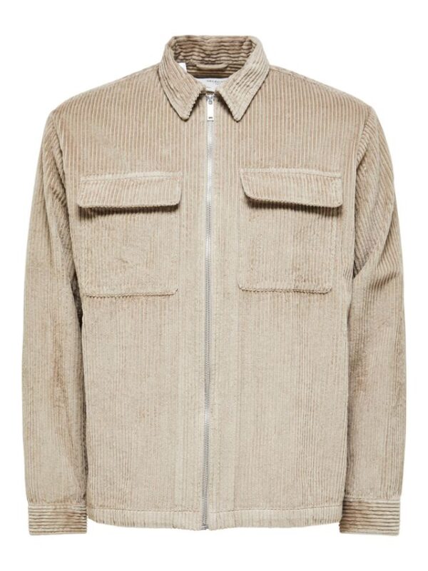 Køb SLHLOOSEJAKE OVERSHIRT CORD LS billigt online tilbud