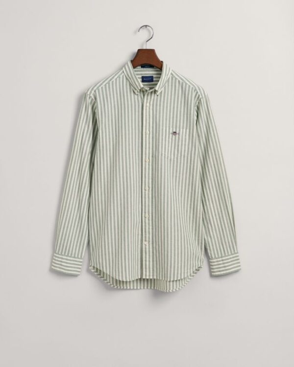 Køb REG COTTON LINEN STRIPE SHIRT billigt online tilbud